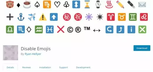 disable wordpress emoji plugin